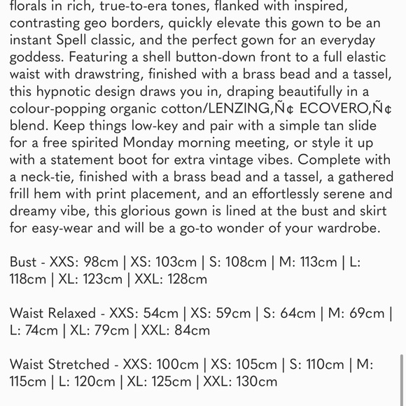 Trade w Casey SPELL BUTTERCUP GOWN, Size XS NWT - Picture 6 of 7